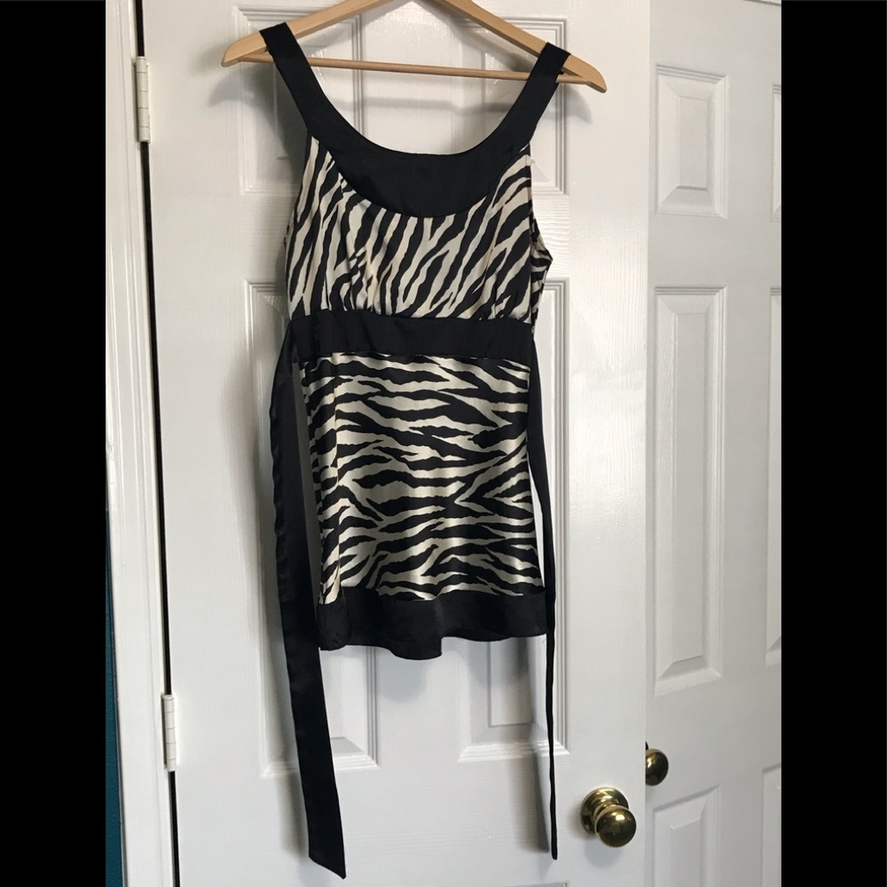 Zebra print, Size S, shirt, blouse, top